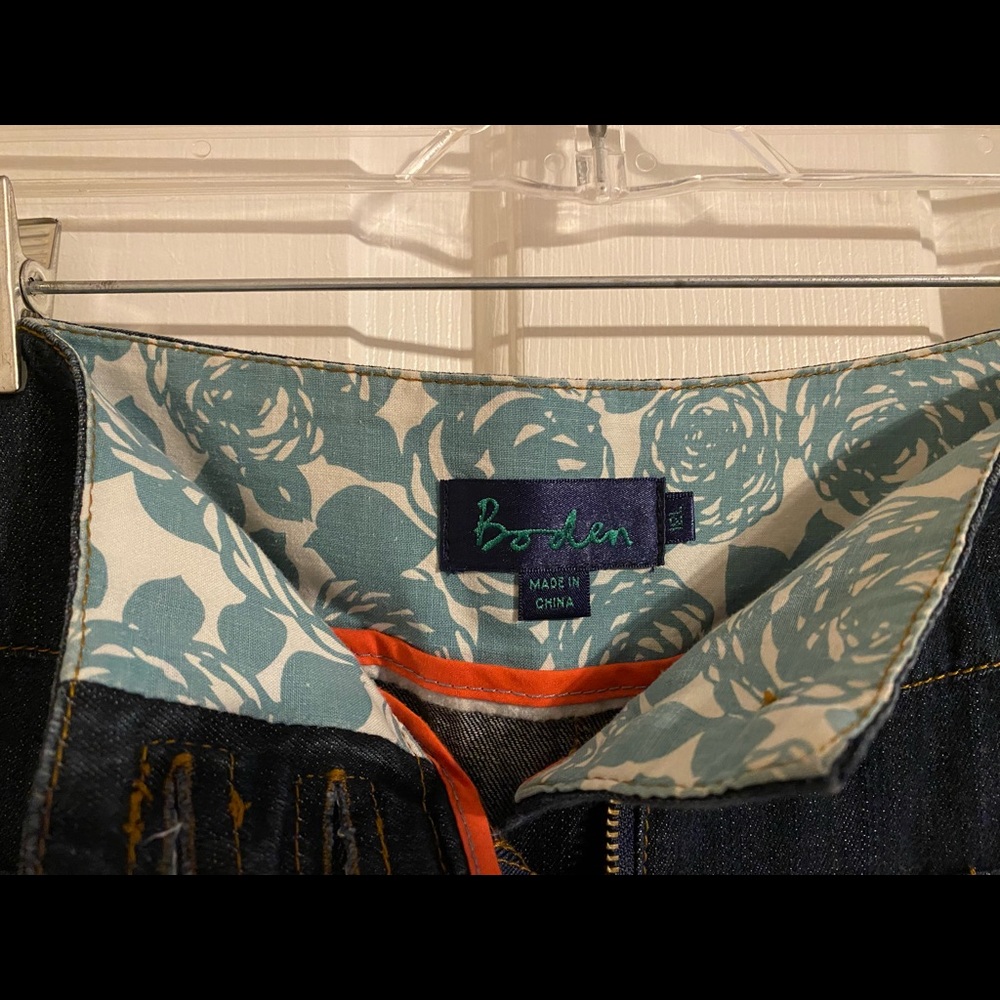 Boden denim skirt